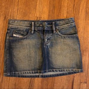Diesel jean skirt